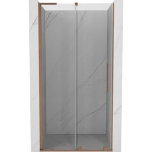 MEXEN/S - Velar L posuvné sprchové dvere 100, transparent, meď kartáčovaná 871-100-003-01-65 vyobraziť