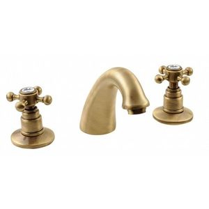 SAPHO - ANTEA trojprvková umývadlová batéria s výpusťou, bronz 3026 vyobraziť
