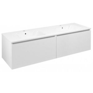 SAPHO - LOREA skrinka 140x46x51, 5cm (70+70cm), biela matná LE070-3131-01 vyobraziť