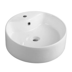 AQUALINE - Keramické umývadlo na dosku priemer 40cm, biela 49413 vyobraziť