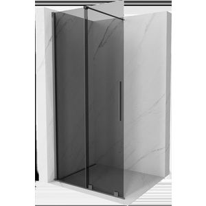 MEXEN/S - Velar Sprchová zástena posuvná Walk-in 110 x 200, grafit 8 mm, grafit metal 871-110-000-43-95 vyobraziť