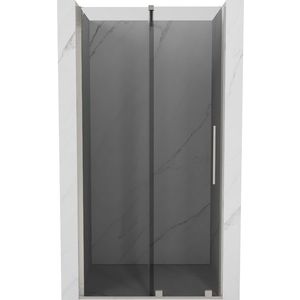 MEXEN/S - Velár posuvné sprchové dvere 110, grafit, nikel kartáčovaný 871-110-000-41-97 vyobraziť