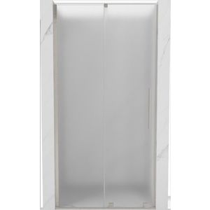 MEXEN/S - Velár posuvné sprchové dvere 120, dekor, nikel kartáčovaný 871-120-000-31-97 vyobraziť