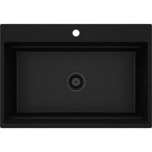DEANTE DEANTE - Magnetic čierna - Granitový drez, jednokomorový ZRM_N10B vyobraziť