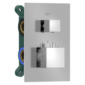 SAPHO - Podomietková sprchová termostatická batéria, box, 2 výstupy, chróm 1102-32 vyobraziť