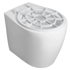 ISVEA - Výlevka keramická samostatne stojaci s roštom 36x52cm, spodný/zadný odpad, biela VKS03 vyobraziť