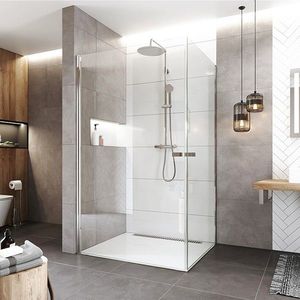 Mereo Sprchovací kút, Novea, obdĺžnik, pivotový, 100x90 cm, chróm ALU, sklo Číre CK13923ZVR vyobraziť