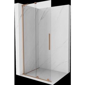 MEXEN/S - Velar L Sprchová zástena posuvná Walk-in 120 x 200, transparent 8 mm, meď kartáčovaná 871-120-003-03-65 vyobraziť