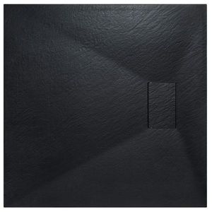 BESCO - Štvorcová sprchová vanička VEXO - čierna - Farba - Čierna , Nožičky k vani - Bez nožičiek, Rozmer A - 90, Rozmer B - 90 VANKVEX90CTVERB vyobraziť