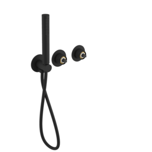 SAPHO - ULTRAMIX telo podomietkovej sprchovej/vaňovej batérie, ručná sprcha, 2 výstupy, čierná mat UT045B-1 vyobraziť