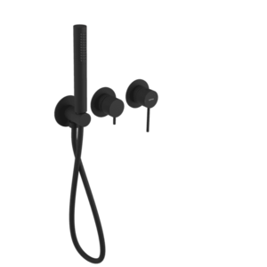 SAPHO - ULTRAMIX podom. sprch./vaňová batéria, ručná sprcha, 2 výstupy, čierná mat UT045B vyobraziť