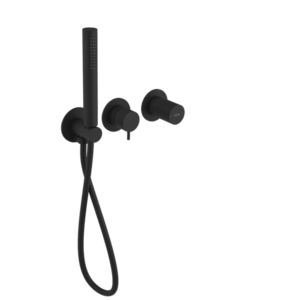 SAPHO - ULTRATAP podom. sprch./vaňová batéria, ručná sprcha, 2 výstupy, čierná mat UT045TB vyobraziť