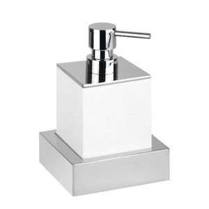 SAPHO - X-STEEL dávkovač mydla na postavenie 200ml, biela mat XS104W vyobraziť