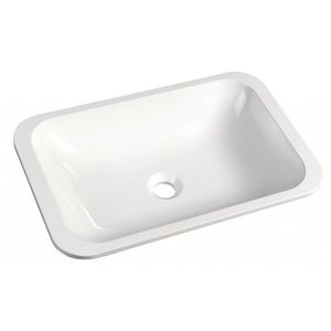 SAPHO - KAMA umývadlo 50x26cm, liaty mramor, biela, zápustne 50134 vyobraziť