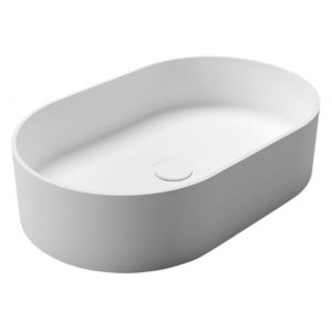 SAPHO - THIN umývadlo na dosku Rockstone, 55x35cm, biela mat WN205 vyobraziť