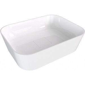 POLYSAN - BANERA SQUARE umývadlo na dosku, liaty mramor, 50x36cm, biela 14596 vyobraziť