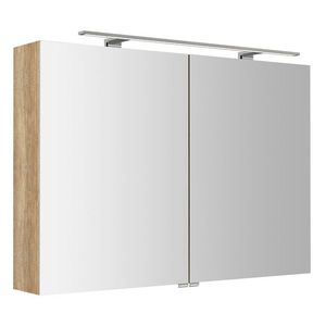 SAPHO - RIWA galérka s LED osvetlením, 101x70x17cm, dub Alabama RIW100-0022 vyobraziť