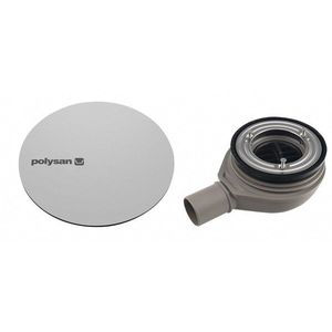 POLYSAN - MIRAI vaničkový sifón, priemer 90, DN40, krytka nerez mat 72730 vyobraziť