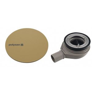 POLYSAN - MIRAI vaničkový sifón, priemer 90, DN40, krytka zlato mat 72730GB vyobraziť