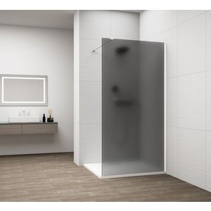 POLYSAN - ESCA WHITE MATT jednodielna sprchová zástena na inštaláciu k stene, dymové matné sklo, 1200 ES1412-03 vyobraziť