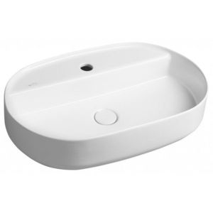 ISVEA - INFINITY OVAL keramické umývadlo na dosku, 60x40cm, matná biela 10NF65060-2L vyobraziť