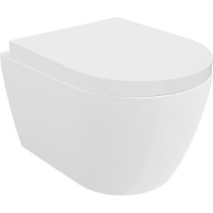 MEXEN/S - Carmen Závesná WC misa Rimless Tornado vrátane sedátka s slow, duroplast, biela lesk 30880200T vyobraziť