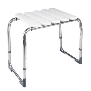 RIDDER - HANDICAP kúpeľňová stolička, nastavitelná výška, chrom/biela A172101 vyobraziť
