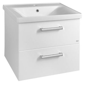 AQUALINE - VEGA umývadlová skrinka 62x50x43, 6cm, 2x zásuvka, biela VG064 vyobraziť