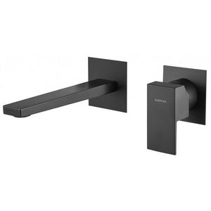 SAPHO - SPECTRE podomietková dvojprvková umývadlová batéria, čierná matná 1102-78B vyobraziť