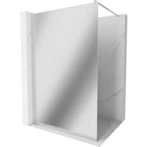 MEXEN/S - Kioto Sprchová zástena WALK-IN 90 x 200, zrkadlové 8 mm, nikel kefovaná 800-090-101-97-50 vyobraziť