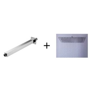 HOPA - Hlavová sprcha ETNA PLUS + Držiak hlavovej sprchy zo stropu, hranatý BAPG8268+ BAPG8255 vyobraziť