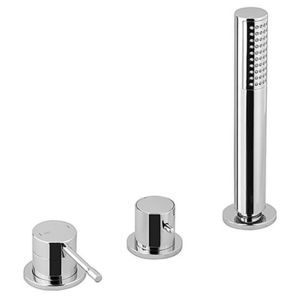 SAPHO - BLUE trojprvková batéria na okraj vane, chróm BUTECH3 vyobraziť