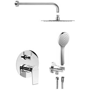 SAPHO SAPHO - KAI podomietkový sprchový set s pákovou batériou, otočný prepínač, 2 výstupy, chróm KA43-01 vyobraziť