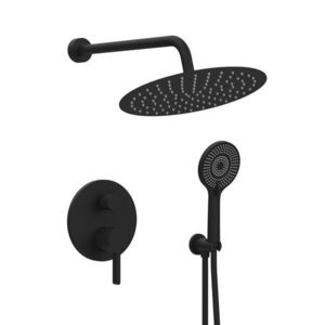 SAPHO - ICONIC podomietková sprchová súprava s pákovou batériou, 2 výstupy, čierna mat AF042B-01 vyobraziť