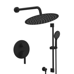 SAPHO - ICONIC podomietková sprchová súprava s pákovou batériou, 2 výstupy, čierna mat AF042B-02 vyobraziť