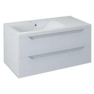 SAPHO - WAVE umývadlová skrinka 89, 7x45x47, 8cm, biela, ľavá WA092-3030 vyobraziť