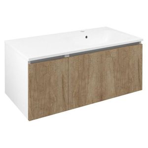 SAPHO - LOREA skrinka 100x46x51, 5cm (30+70cm), pravá, dub Alabama/biela matná LE070-2231-R-02 vyobraziť