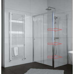 H K - Pevná bočná stena F1 80 Sprchová zástena Walk-in FIXF180 vyobraziť