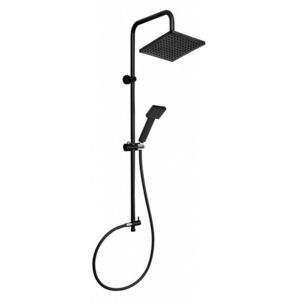 NOVASERVIS - Sprchová súprava k batérii s horným vývodom, čierna SET043, 5 vyobraziť