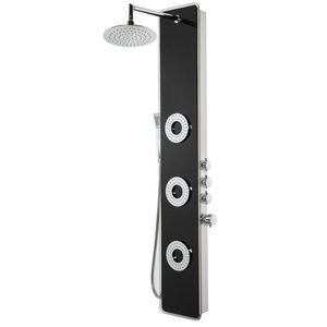 KERRA - Sprchový panel s hydromasážou Tore (čierny) 5907548105516 vyobraziť