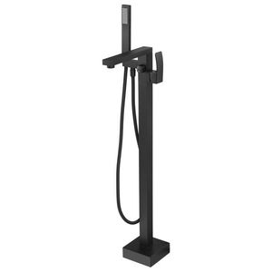 SAPHO - GINKO vaňová batéria s pripojením do podlahy, čierna mat 1101-24B vyobraziť