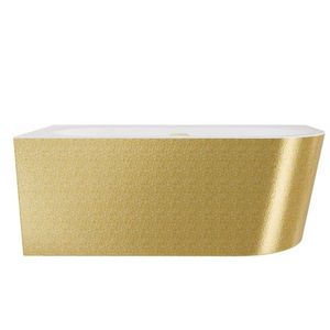 BESCO - Vaňa AVITA A-LINE Glam01 zlatá - 160 x 75 cm - ľavé prevedenie - Farba - Zlatá, Farba sifónu - Zlatá, Rozmer vane - 160 × 75 cm, Spôsob prevedenia - Ľavé VANAVITAL16LZZ vyobraziť