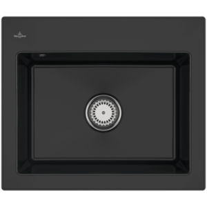 VILLEROY & BOCH VILLEROY & BOCH - Keramický drez Villeroy & Boch Subway 60 S, 330901R7, Pure Black 330901R7 vyobraziť