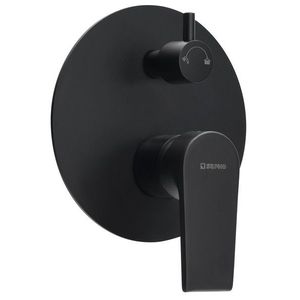 SAPHO - KAI podomietková sprchová batéria, 2 výstupy, otočný prepínač, čierna matná KA43/15 vyobraziť