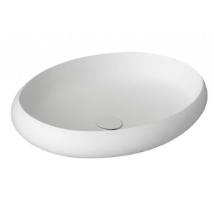 SAPHO - THIN umývadlo na dosku 60x40 cm, bielá mat WN213 vyobraziť