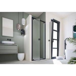 FORTE - Sprchové dvere DECO N2B - FARBA rámu - Biela, Rozmer A - 90 cm, Výplň - Millerighe bezpečnostné sklo - 6 mm BDE453293S04 vyobraziť