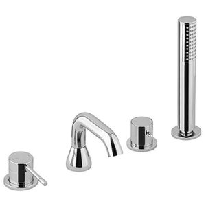 SAPHO - BLUE štvorprvková batéria na okraj vane, chróm BUTECH4 vyobraziť