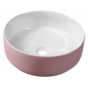 SAPHO - ARDEA keramické umývadlo na dosku, priemer 41 cm, ružová AR041 vyobraziť