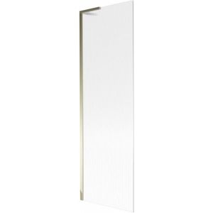 MEXEN/S - Next L vaňová zástena FIX 60 x 150, prúžky, zlatá 895-060-000-03-09-50 vyobraziť