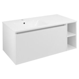 SAPHO - LOREA skrinka 100x46x51, 5cm (80+20cm), ľavá, biela matná LE080-3131-L-01 vyobraziť